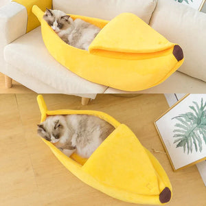 Cama banana para pets